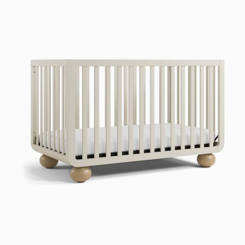 Storkcraft Amalfi Deluxe 5-in-1 Convertible Crib - Frosted Oat With Driftwood