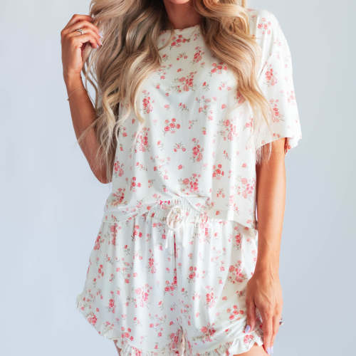 Women’s Ruffle Short Set in Quinn