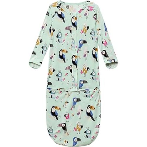 Baby Nightgowns Sleeper Gown Newborn Long Sleeve Pajama Gowns Unisex Viscose from Bamboo Infant Sleepwear