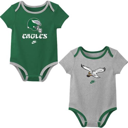 Nike Infant Philadelphia Eagles Midnight Green All Day Play 3-Pack Creeper Set | Dick's Sporting Goods