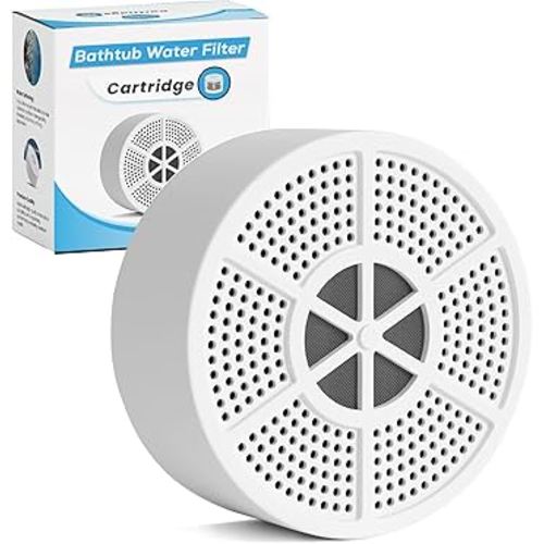Vxcellent Bath Water Filter Cartridge.Bathtub Filter Replacement, Filter For Bathtub Bath Faucet Replacement Cartridge