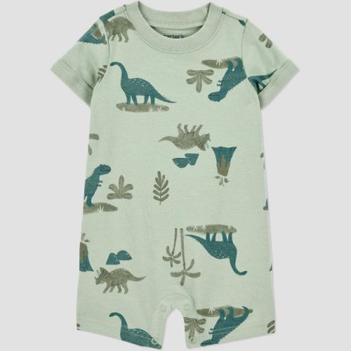 Carter's Just One You® Baby Boys' Dino Romper - Green 6m