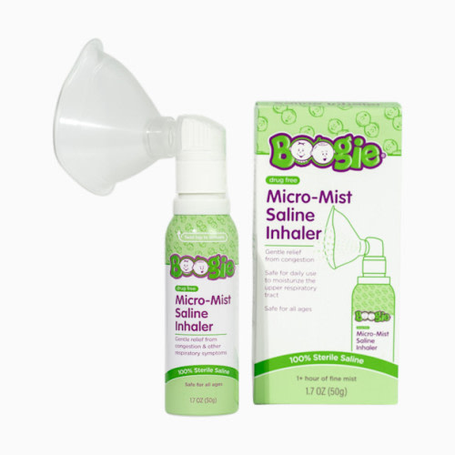 Boogie Micro-Mist Saline Inhaler - Green, 1.7 Oz