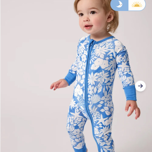 Azure Garden Zippy | Little Sleepies