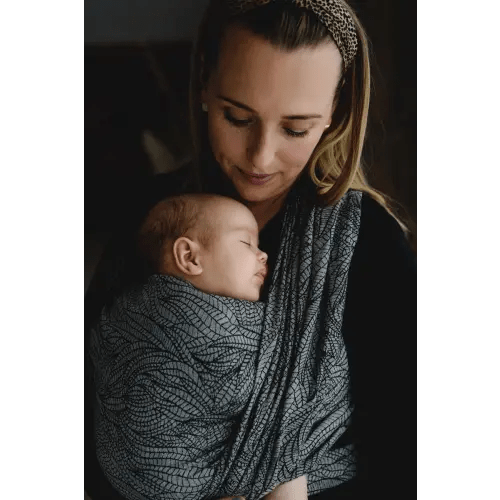 Baby Sling Linen Night Wildness size 6