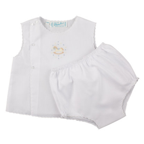 Baby Boys Blue and White Diaper Set | Newborn Diaper Set | Feltman Brothers