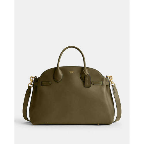 COACH® | Soft Empire Carryall Bag 40 Olive/Brass