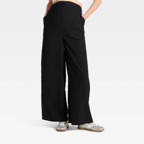Over The Belly High-Rise Wide Leg Maternity Pants - Isabel Maternity by Ingrid & Isabel™ Black L