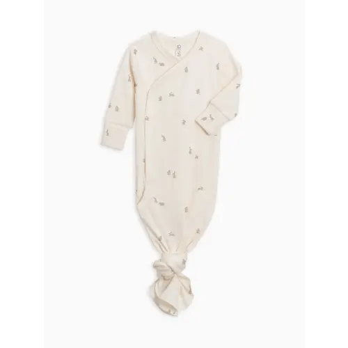 Indy Kimono Gown | Bee / Pewter