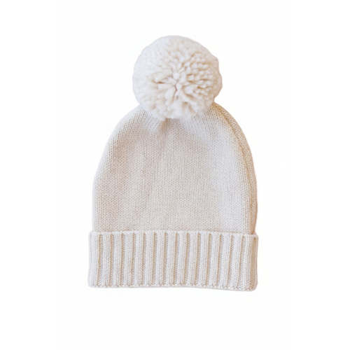 Knit Baby Pom Pom Beanie | Caden Lane