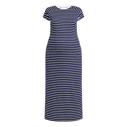 Ribbed Raglan Midi Dress