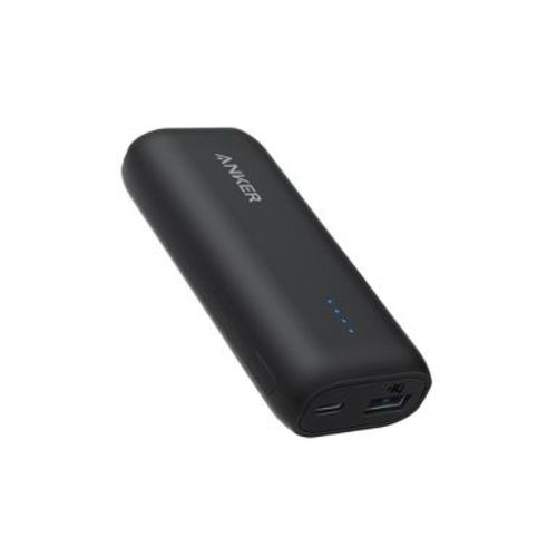 Anker 5000mAh Power Bank PowerCore 5K 12W 1A1C - Black: Dual Output, USB & USB-C