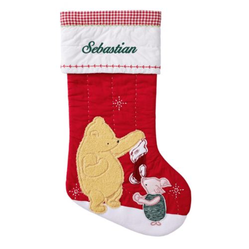Winnie the Pooh, Quilted Christmas Stocking Collection