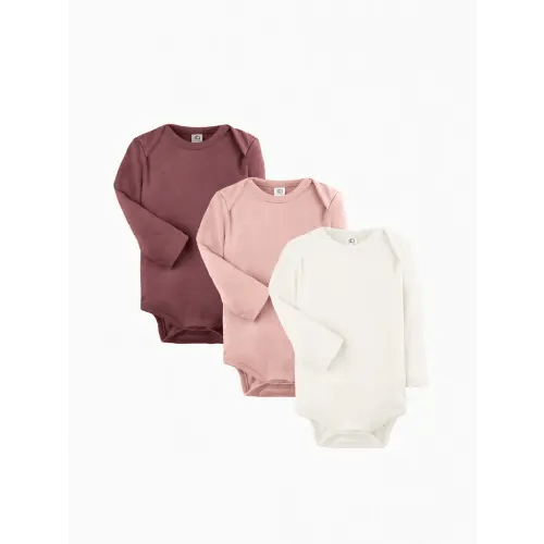 3-Pack Long Sleeve Bodysuit Bundle