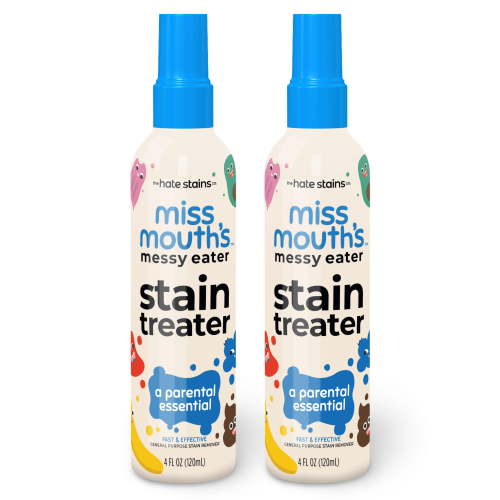 Miss Mouth's Messy Eater Stain Treater Spray - 4oz 2 Pack Stain Remover - Newborn & Baby Essentials - No Dry Cleaning Food, Grease, Coffee Off Laundry, Underwear, Fabric - Walmart.ca