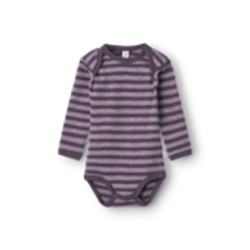 Baby merino wool long sleeve bodysuit - Dilling
