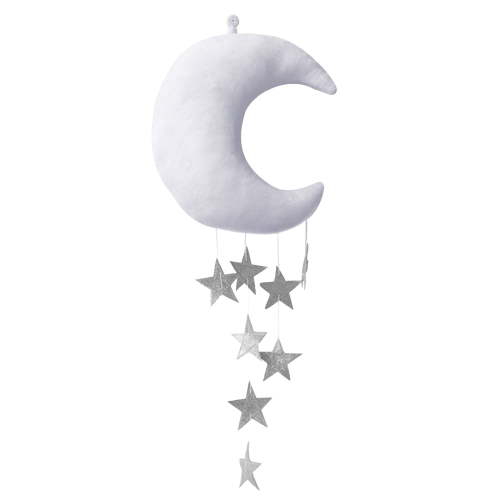 Uanit Wall Backdrop Children Room Hanging Moon Stars Stuffed Decor for Boy Girls Baby Room Decoration Good Night Nursery Wall Decor Home House Bedroom Design
