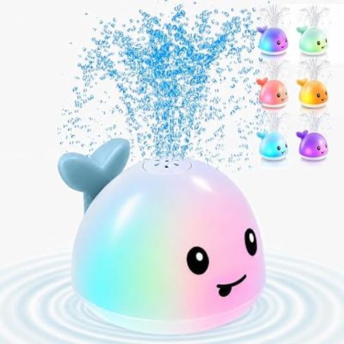 Gigilli Whale Baby Bath Toys for Kids, Pool Water Toys for Baby Boy Girl