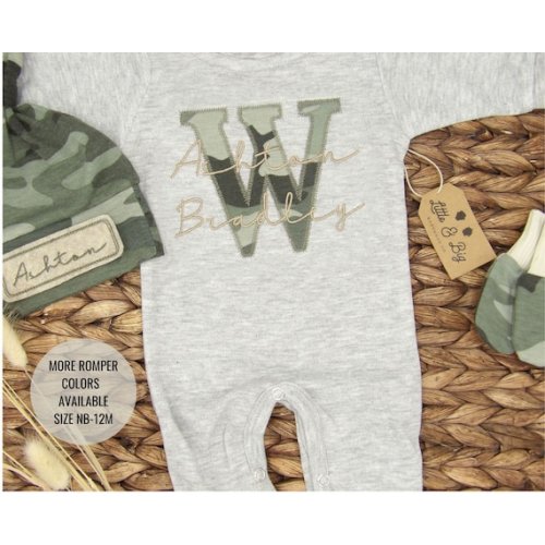Newborn Boy Coming Home Outfit Camocoming Home Outfit for - Etsy