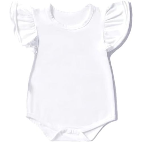 Baby Girl Ruffle Sleeve Onesies Quality Cotton Clothes
