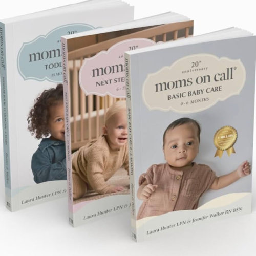 Moms on Call Complete 3-Book Set (0 Months-4 Years) - Newborn Care, Baby Sleep Schedules & Toddler Parenting Books - Baby Shower Gift for New Moms - 20th Anniversary