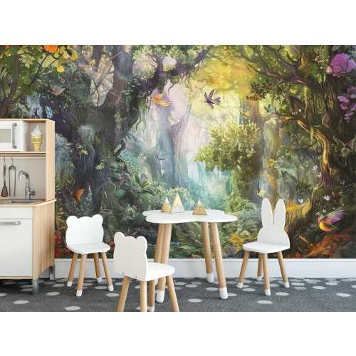 Mystical Forest Wallpaper – Peel & Stick Fairyland Mural