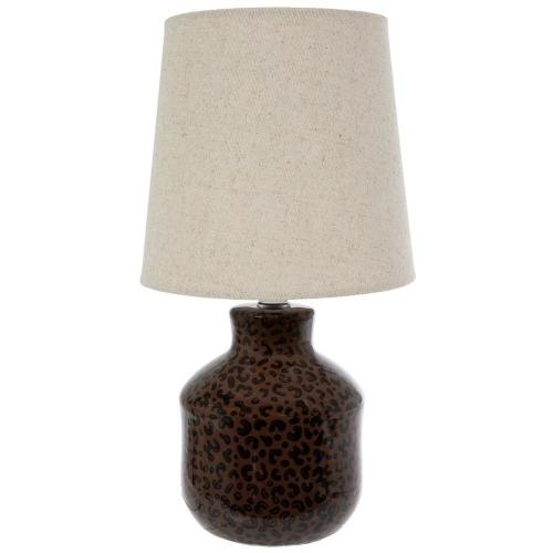 Leopard Print Ceramic Table Lamp