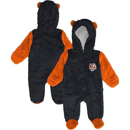 Outerstuff Newborn & Infant NFL Stay Napping Fleece Bunting Full-Zip Sleeper