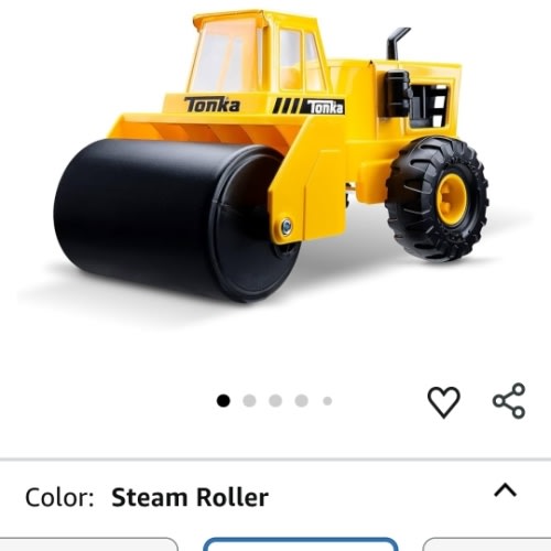 Amazon.com: Tonka Steel Classics Mighty Dump Truck - Made with Steel & Sturdy Plastic, Yellow Toy Construction Truck, Boys and Girls, Kids, Toddlers, Ages 3+ : Toys & Games