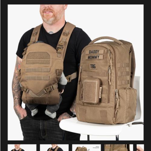 Daypack Diaper Bag + Baby Carrier Bundle | Save | TBG – Tactical Baby Gear