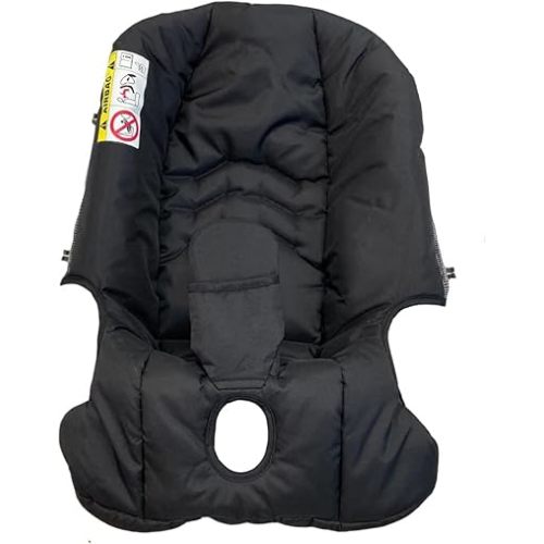 Stroller Replacement Seat Cushion Compatible with Doona Infant Car Seat Strollers, 600D Textile (Black)