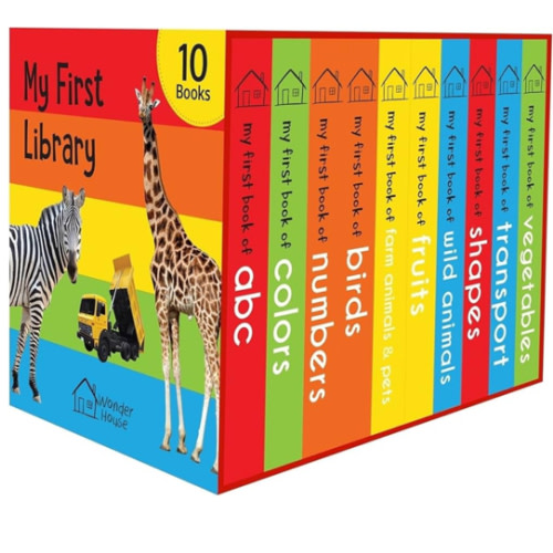 My First Library: Boxset of 10 Board Books for Kids