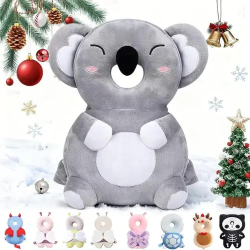 Baby Head Protector Backpack for Falling Crawling and Walking Toddler Essentials Harness Infant Koala Toys Helmets Baby Christmas Gifts Essentials Must Have Stuff Items for 0.5-2 Years