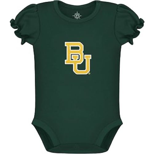 Creative Knitwear College Baby Infant Puff Sleeve Bodysuit - Team Logo, Multiple Colors, for Girls (0-12 Months)