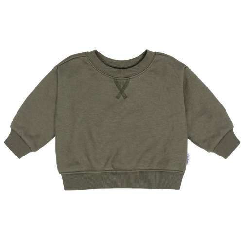 Baby & Toddler Neutral Moss Green Crewneck Sweatshirt – Gerber Childrenswear