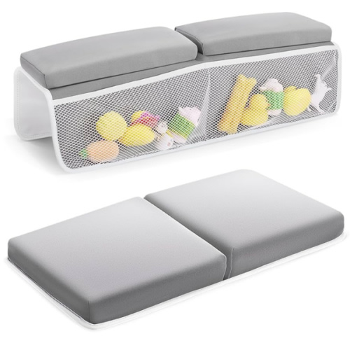 Baby Bath Kneeler and Elbow Rest Pad Set, Bathtub Kneeling Pad, Baby Accessories for Bath, Relieve Your Knees and Elbows