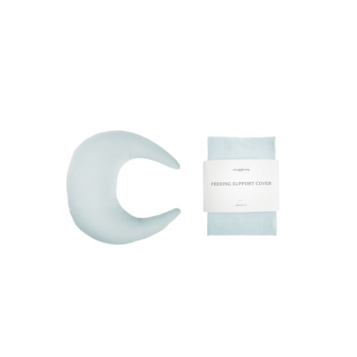 Feeding Pillow + Organic Cover Set | Bluebell