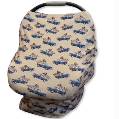 Little Blue Truck Car Seat Cover – Cowkid Clothing Company