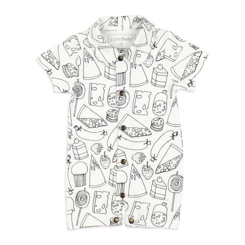 Snacks | Organic S/Sleeve Romper – L'ovedbaby