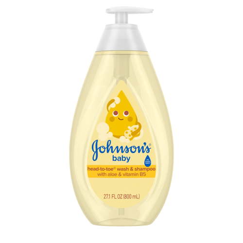 Johnson's Baby Head-To-Toe 2-in-1 Baby Wash & Shampoo, 27.1 fl. oz