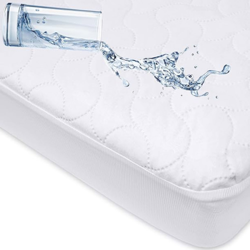 American Baby Company Waterproof Fitted Mini Crib Mattress Protector 38" x 24" - Quilted, Noiseless, Soft & Breathable Pack n Play and Mini Crib Mattress Cover.