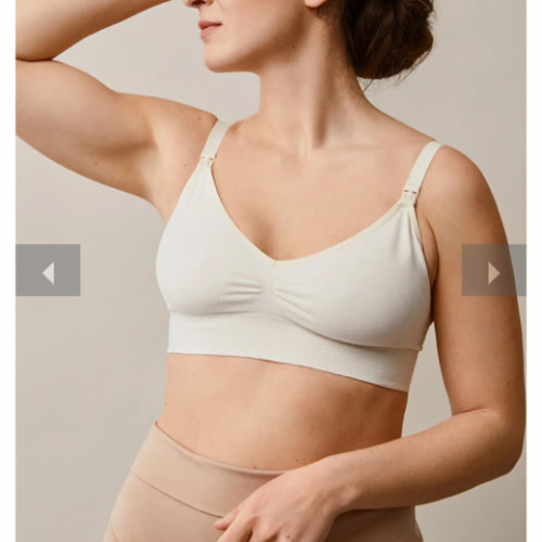 Organic cotton nursing bra - Brown | Boob Design