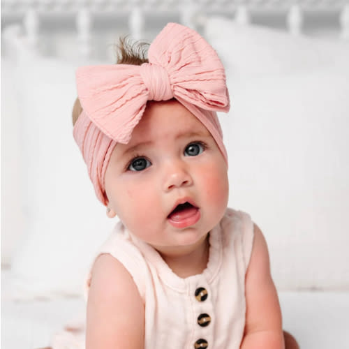 Cable Knit Headband - Rose