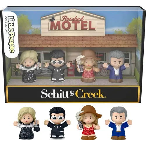 Little People Collector Schitt’s Creek Special Edition Set in a Display Box for Adults & Fans, 4 Figures (Amazon Exclusive)