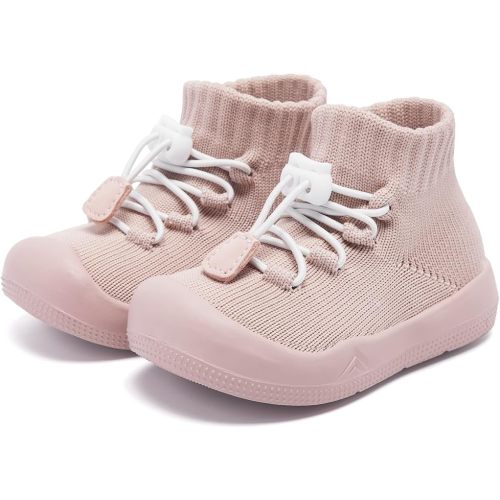 Engtoy Baby Shoes & Socks - Non-Slip Breathable Slippers with Soft Rubber Sole - Baby Boys & Girls Slip On Sneakers