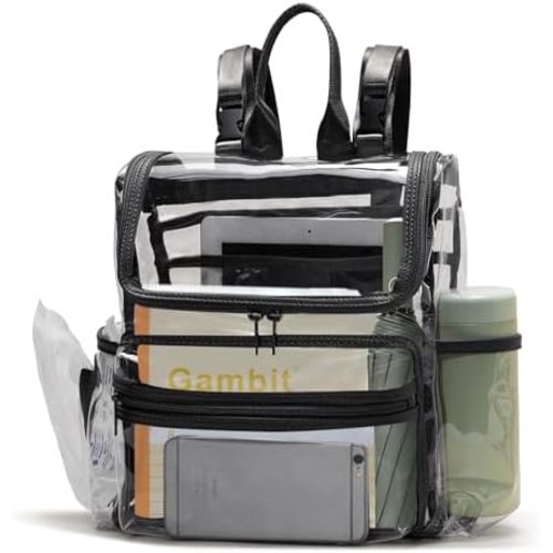 MOMINSIDE Diaper Bag Backpack Small Diaper Bag,Mini Diaper Bag, Clear Bag for Stadium Events Small Clear Bag 12x6x12 for Girls Boys Moms Dads Adult Concert Sports Bag