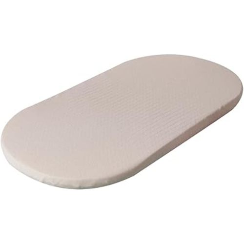 Bassinet Cradle Mattress Protection Removable Organic Cotton Cover Oval Mattress Pad 30''X16''