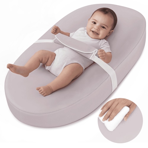 Baby Changing Pad, Caveen Baby Changing Station for Diaper Change and Dresser, with Waterproof Wipe-Clean PU Cover and Non-Slip Bottom, Portable