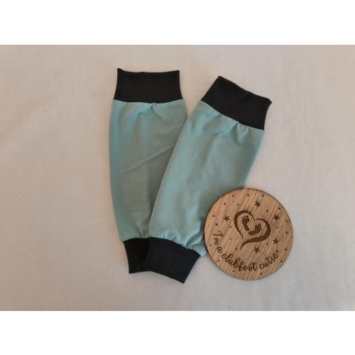 Clubfoot Cast Cover Leg Warmers: Stretchy Jersey, 0-18 Months