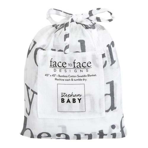 Stephan Baby Swaddle Blanket | All the Wright Things by Jamie Wright